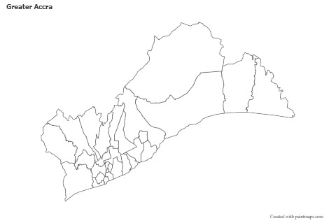 Sample Maps for Greater Accra (black-white)