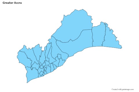 Sample Maps for Greater Accra (blue)