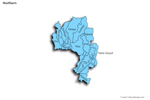 Sample Maps for Northern (blue,shadowy)
