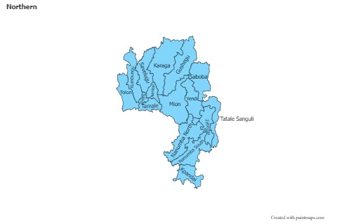 Sample Maps for Northern (blue)