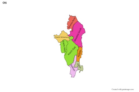 Sample Maps for Oti (colored)
