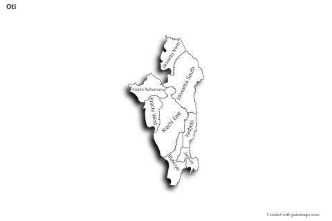 Sample Maps for Oti (black-white,shadowy)