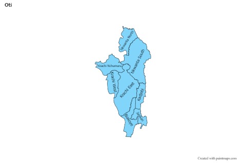 Sample Maps for Oti (blue)