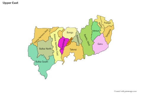 Sample Maps for Upper East (colored)