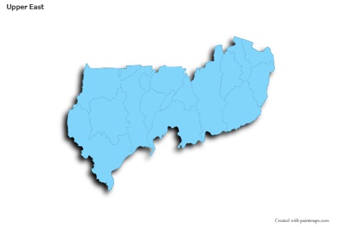Sample Maps for Upper East (blue,outline,shadowy)