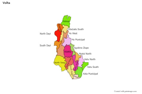 Mapas de muestra para Volta (coloreado)