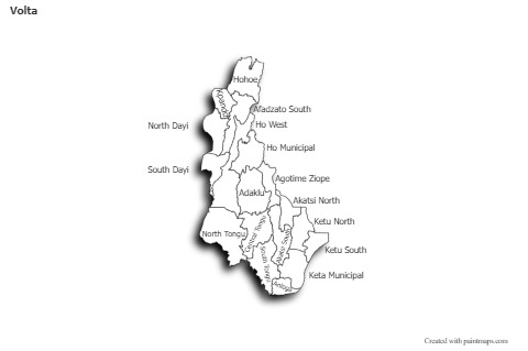 Mapas de muestra para Volta (blanco-negro,sombrío)