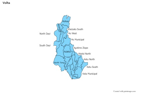 Mapas de muestra para Volta (azul)