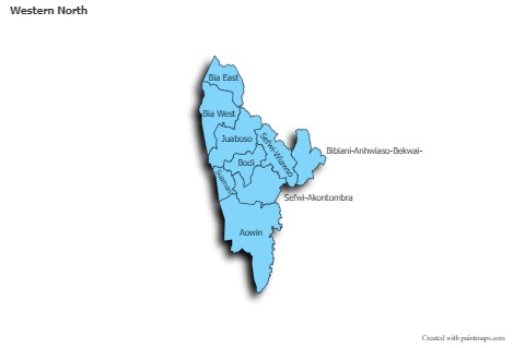 Contoh Peta untuk Western North (biru,bayangan)