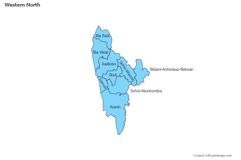 Contoh Peta untuk Western North (biru)