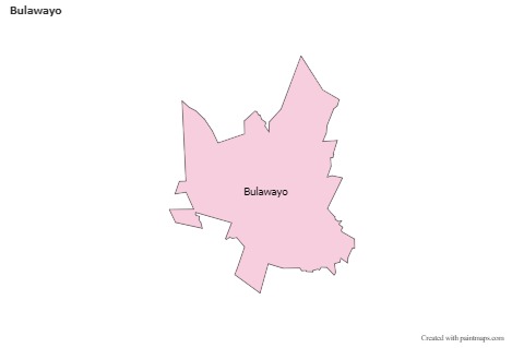 Bulawayo için Örnek Haritalar (renkli)