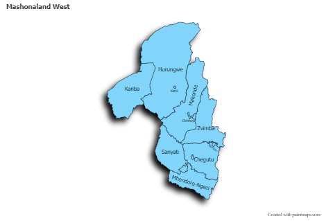 Sample Maps for Mashonaland West (blue,shadowy)