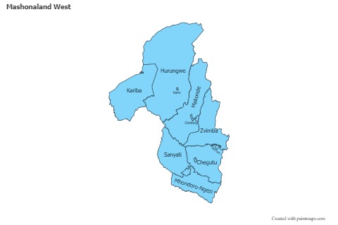 Sample Maps for Mashonaland West (blue)