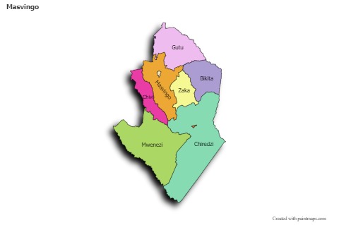 Sample Maps for Masvingo (colored,shadowy)
