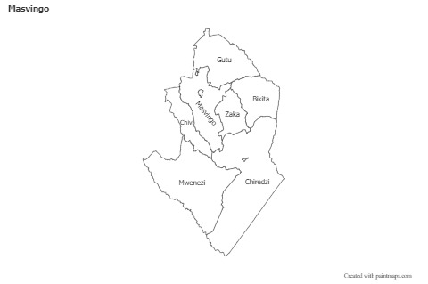 Sample Maps for Masvingo (black-white)