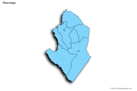 Sample Maps for Masvingo (blue,shadowy)