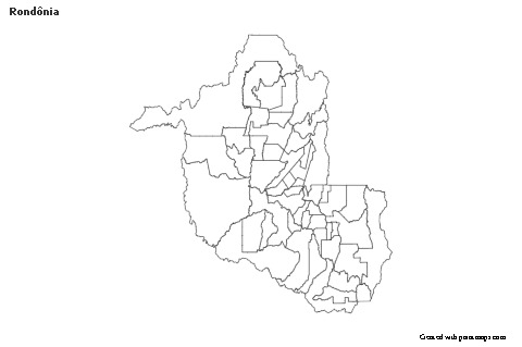 Sample Maps for Rondônia (black-white)
