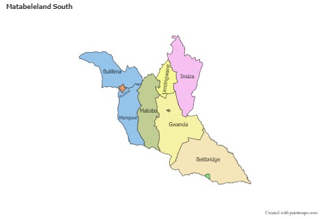Sample Maps for Matabeleland South (colored)