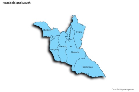 Sample Maps for Matabeleland South (blue,shadowy)