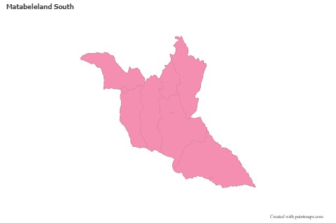 Sample Maps for Matabeleland South (pink,outline)