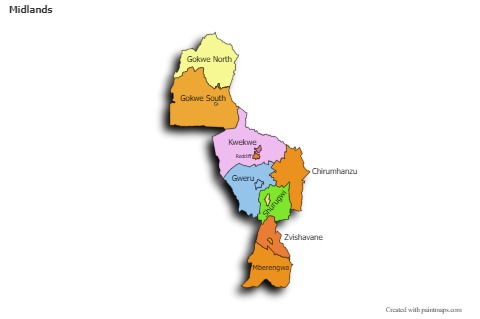 Sample Maps for Midlands (colored,shadowy)