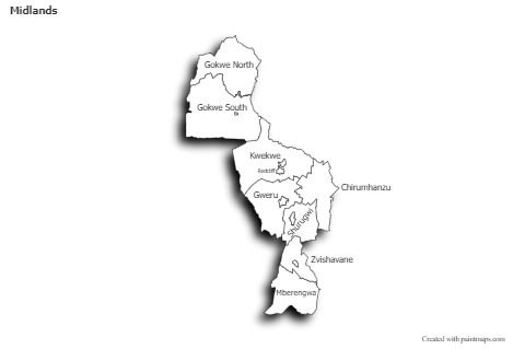 Sample Maps for Midlands (black-white,shadowy)