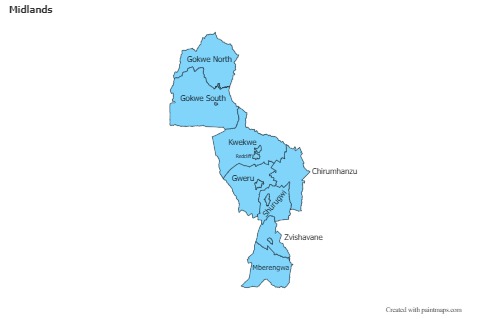 Sample Maps for Midlands (blue)