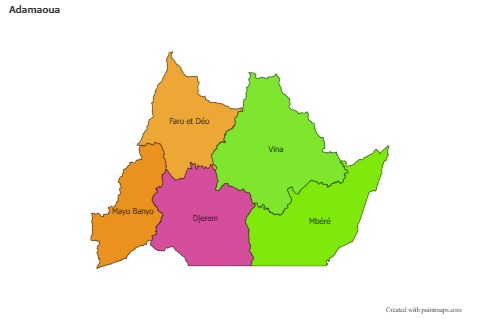 Sample Maps for Adamaoua (colored)