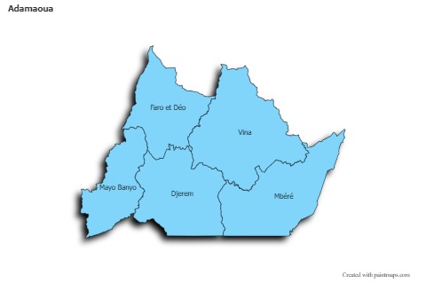 Sample Maps for Adamaoua (blue,shadowy)