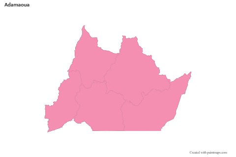 Sample Maps for Adamaoua (pink,outline)