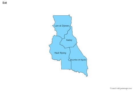 Contoh Peta untuk Est (biru)