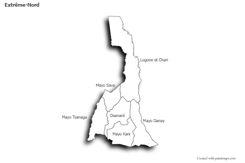 Sample Maps for Extrême-Nord (black-white,shadowy)