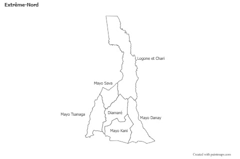 Sample Maps for Extrême-Nord (black-white)