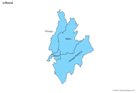 Sample Maps for Littoral (blue)