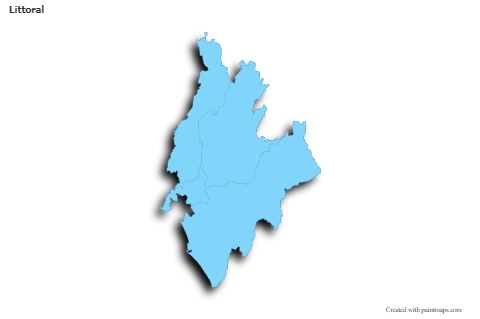 Sample Maps for Littoral (blue,outline,shadowy)