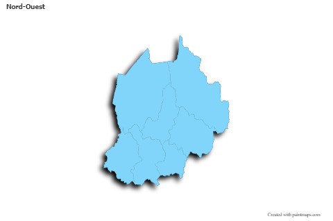 Contoh Peta untuk Nord-Ouest (biru,garis luar,bayangan)