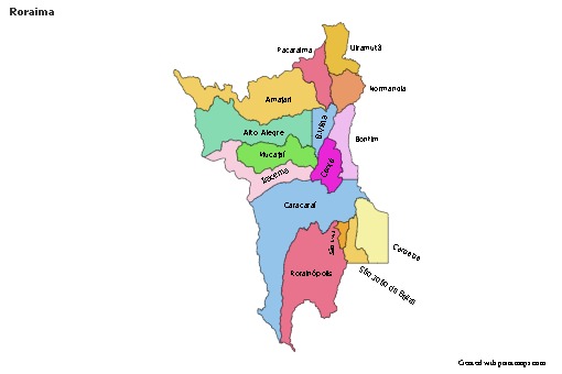 Sample Maps for Roraima (colored)