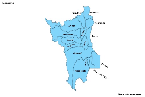 Sample Maps for Roraima (blue)