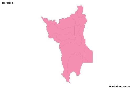 Sample Maps for Roraima (pink,outline)