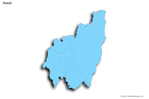 Sample Maps for Ouest (blue,outline,shadowy)