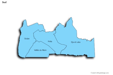 Sample Maps for Sud (blue,shadowy)