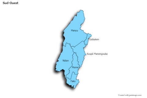Sample Maps for Sud-Ouest (blue,shadowy)