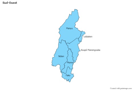 Sample Maps for Sud-Ouest (blue)