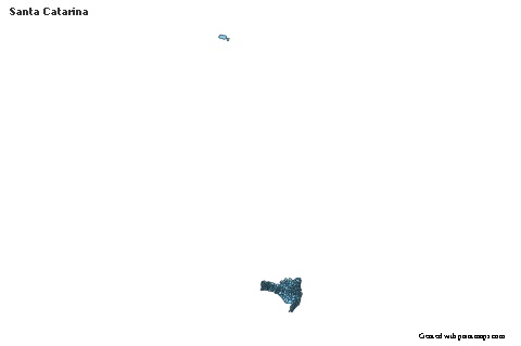 Mapas de muestra para Santa Catarina (azul)