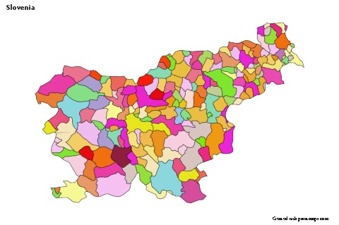 Sample Maps for Slovenia (colored)