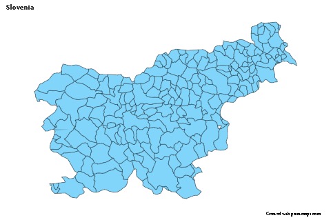 Sample Maps for Slovenia (blue)
