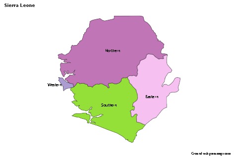 Sample Maps for Sierra Leone (colored)