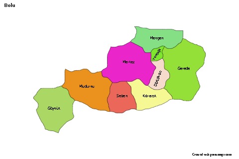 Sample Maps for Bolu (colored)