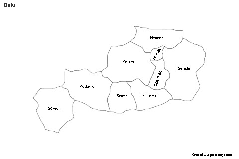 Sample Maps for Bolu (black-white)