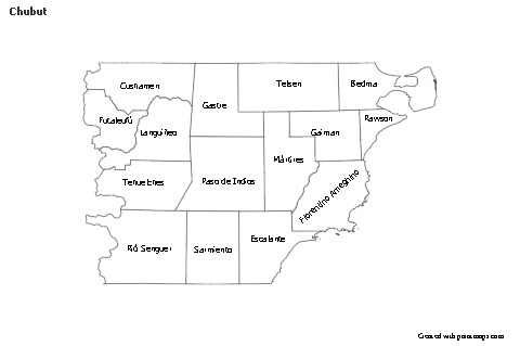 Sample Maps for Chubut (black-white)